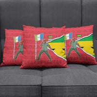 Autonomous Region of Principe Independence Pillow Cover with 1995 Flag Design and Cultural Pattern - Wonder Print Shop