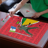 Autonomous Region of Principe Independence Puzzle with 1995 Flag Design and Cultural Pattern - Wonder Print Shop