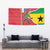 Autonomous Region of Principe Independence Tapestry with 1995 Flag Design and Cultural Pattern - Wonder Print Shop