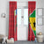 Autonomous Region of Principe Independence Window Curtain with 1995 Flag Design and Cultural Pattern - Wonder Print Shop