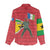Autonomous Region of Principe Independence Women Casual Shirt with 1995 Flag Design and Cultural Pattern - Wonder Print Shop