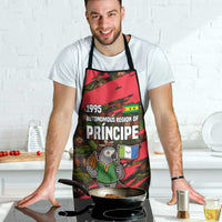 Principe Autonomous Region Apron with Parrot Cacao and 1995 Flag Design - Wonder Print Shop