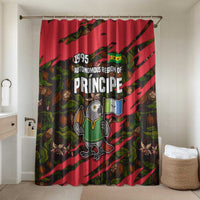 Principe Autonomous Region Bathroom Set with Parrot Cacao and 1995 Flag Design - Wonder Print Shop