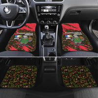 Principe Autonomous Region Car Mats with Parrot Cacao and 1995 Flag Design - Wonder Print Shop