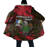 Principe Autonomous Region Cloak with Parrot Cacao and 1995 Flag Design - Wonder Print Shop