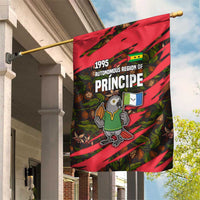 Principe Autonomous Region Garden Flag with Parrot Cacao and 1995 Flag Design - Wonder Print Shop