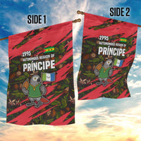 Principe Autonomous Region Garden Flag with Parrot Cacao and 1995 Flag Design - Wonder Print Shop