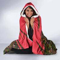 Principe Autonomous Region Hooded Blanket with Parrot Cacao and 1995 Flag Design - Wonder Print Shop