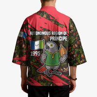 Principe Autonomous Region Kimono with Parrot Cacao and 1995 Flag Design - Wonder Print Shop