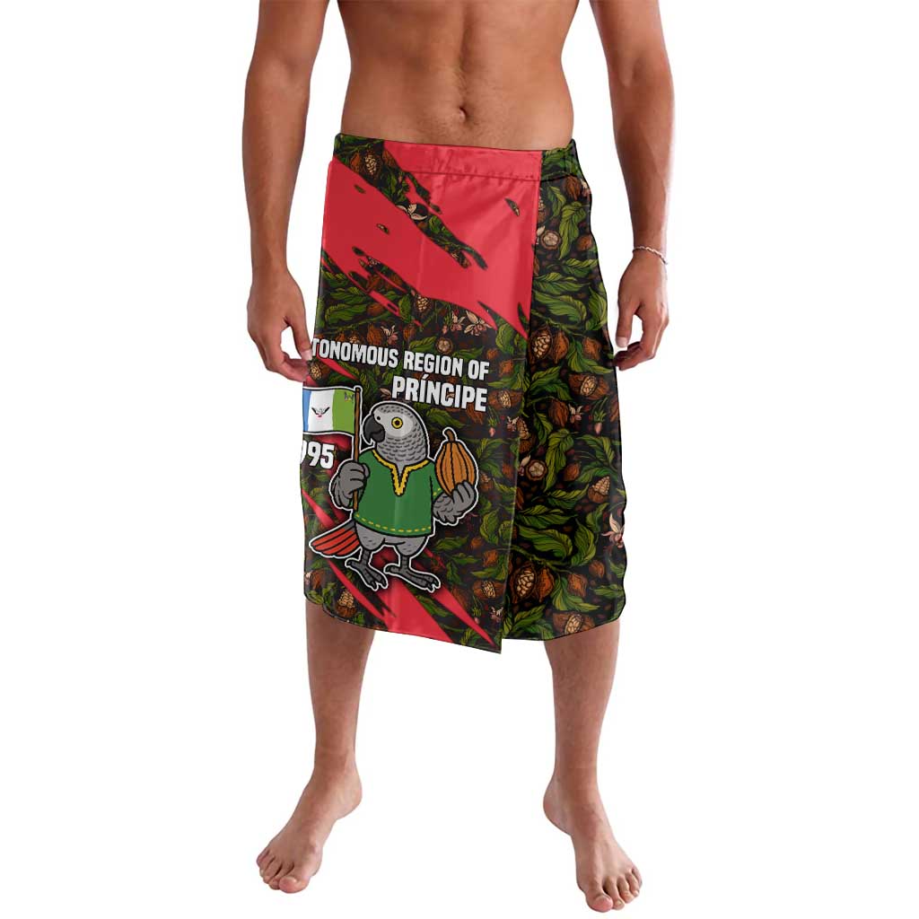 Principe Autonomous Region Lavalava with Parrot Cacao and 1995 Flag Design - Wonder Print Shop