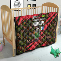 Principe Autonomous Region Quilt with Parrot Cacao and 1995 Flag Design - Wonder Print Shop