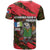 Principe Autonomous Region T Shirt with Parrot Cacao and 1995 Flag Design - Wonder Print Shop