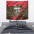 Principe Autonomous Region Tapestry with Parrot Cacao and 1995 Flag Design - Wonder Print Shop