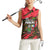 Principe Autonomous Region Women Sleeveless Polo Shirt with Parrot Cacao and 1995 Flag Design - Wonder Print Shop