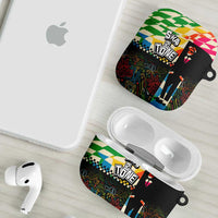 Ska Two Tone AirPods Case with Colorful Checkerboard Music Art Carnival Festival - Wonder Print Shop