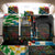 Ska Two Tone Back Car Seat Cover with Colorful Checkerboard Music Art Carnival Festival - Wonder Print Shop