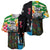 Ska Two Tone Baseball Jersey with Colorful Checkerboard Music Art Carnival Festival - Wonder Print Shop