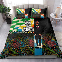 Ska Two Tone Bedding Set with Colorful Checkerboard Music Art Carnival Festival - Wonder Print Shop