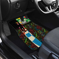 Ska Two Tone Car Mats with Colorful Checkerboard Music Art Carnival Festival - Wonder Print Shop