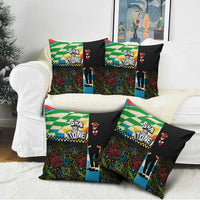 Ska Two Tone Pillow Cover with Colorful Checkerboard Music Art Carnival Festival - Wonder Print Shop