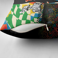 Ska Two Tone Pillow Cover with Colorful Checkerboard Music Art Carnival Festival - Wonder Print Shop