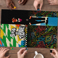 Ska Two Tone Puzzle with Colorful Checkerboard Music Art Carnival Festival - Wonder Print Shop