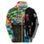Ska Two Tone Zip Hoodie with Colorful Checkerboard Music Art Carnival Festival - Wonder Print Shop