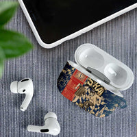 Ska 2 Tone AirPods Case Big Ben Dance Two Tone Blue Checkerboard - Wonder Print Shop
