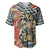 Ska 2 Tone Baseball Jersey Big Ben Dance Two Tone Blue Checkerboard - Wonder Print Shop
