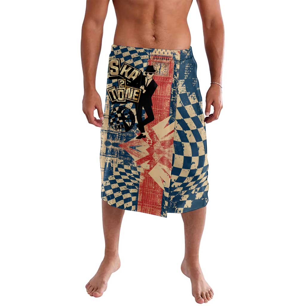Ska 2 Tone Lavalava Big Ben Dance Two Tone Blue Checkerboard - Wonder Print Shop