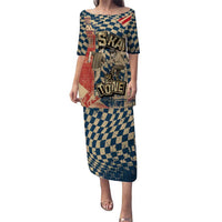 Ska 2 Tone Puletasi Big Ben Dance Two Tone Blue Checkerboard - Wonder Print Shop