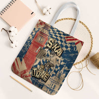 Ska 2 Tone Tote Bag Big Ben Dance Two Tone Blue Checkerboard - Wonder Print Shop