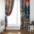 Ska 2 Tone Window Curtain Big Ben Dance Two Tone Blue Checkerboard - Wonder Print Shop