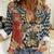 Ska 2 Tone Women Casual Shirt Big Ben Dance Two Tone Blue Checkerboard - Wonder Print Shop
