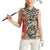 Ska 2 Tone Women Sleeveless Polo Shirt Big Ben Dance Two Tone Blue Checkerboard - Wonder Print Shop