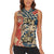 Ska 2 Tone Women Sleeveless Polo Shirt Big Ben Dance Two Tone Blue Checkerboard - Wonder Print Shop