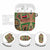 Darfur Sudan AirPods Case with Red Green Beige Tribal Pattern - Wonder Print Shop
