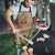 Darfur Sudan Apron with Red Green Beige Tribal Pattern - Wonder Print Shop