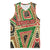 Darfur Sudan Basketball Jersey with Red Green Beige Tribal Pattern - Wonder Print Shop