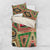 Darfur Sudan Bedding Set with Red Green Beige Tribal Pattern - Wonder Print Shop