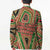 Darfur Sudan Blazer with Red Green Beige Tribal Pattern - Wonder Print Shop