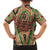 Darfur Sudan Hawaiian Shirt with Red Green Beige Tribal Pattern - Wonder Print Shop