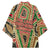 Darfur Sudan Kimono with Red Green Beige Tribal Pattern - Wonder Print Shop