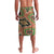 Darfur Sudan Lavalava with Red Green Beige Tribal Pattern - Wonder Print Shop