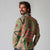 Darfur Sudan Long Sleeve Polo Shirt with Red Green Beige Tribal Pattern - Wonder Print Shop