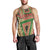 Darfur Sudan Men Tank Top with Red Green Beige Tribal Pattern - Wonder Print Shop