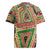 Darfur Sudan Rugby Jersey with Red Green Beige Tribal Pattern - Wonder Print Shop