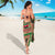 Darfur Sudan Sarong with Red Green Beige Tribal Pattern - Wonder Print Shop