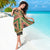 Darfur Sudan Sarong with Red Green Beige Tribal Pattern - Wonder Print Shop