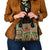 Darfur Sudan Shoulder Handbag with Red Green Beige Tribal Pattern - Wonder Print Shop